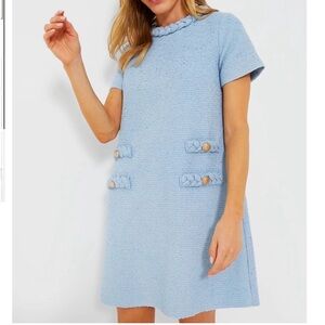 Tuckernuck Light Blue Cowl Neck Sweater